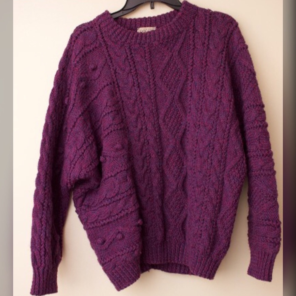 Purple Wool Sweater